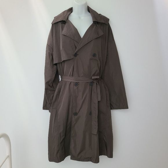 NWOT Tiger of Sweden Oversized Taffeta Trench Coat Sz XL - Picture 2 of 12